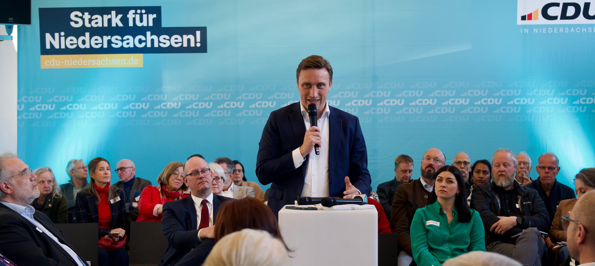Sebastian Lechner MdL beim Niedersachsenplan Soziales