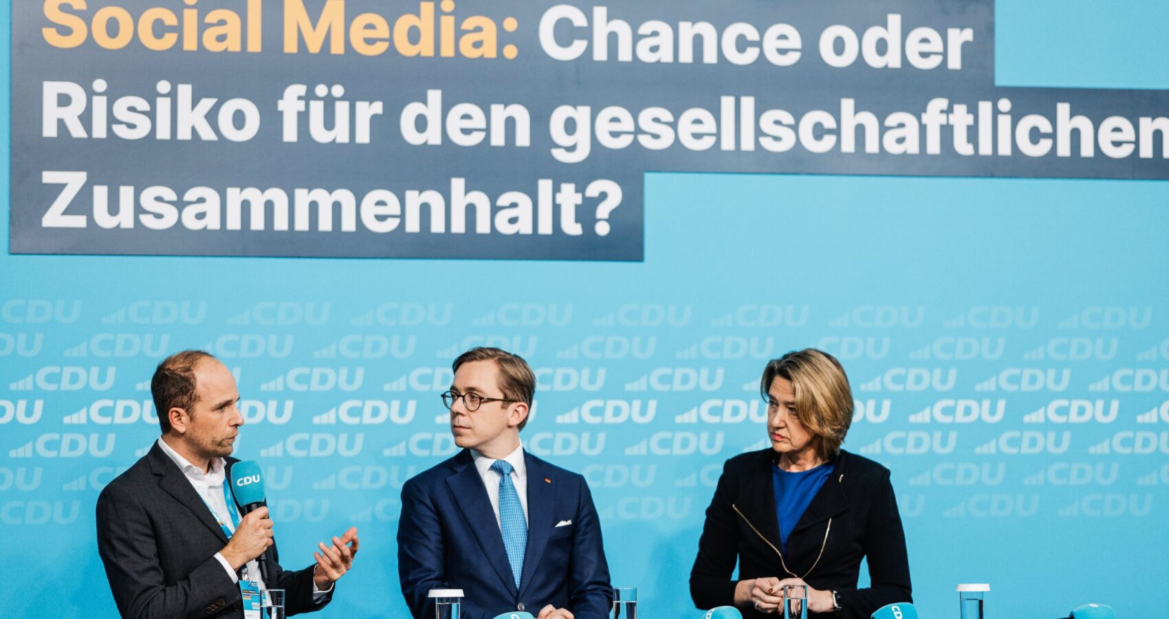 Veranstaltung ?Social Media - Chance oder Risiko fu?r den gesellschaftlichen Zusammenhalt?? der CDU am 12.11.25 in Berlin. / Foto: Tobias Koch (www.tobiaskoch.net)