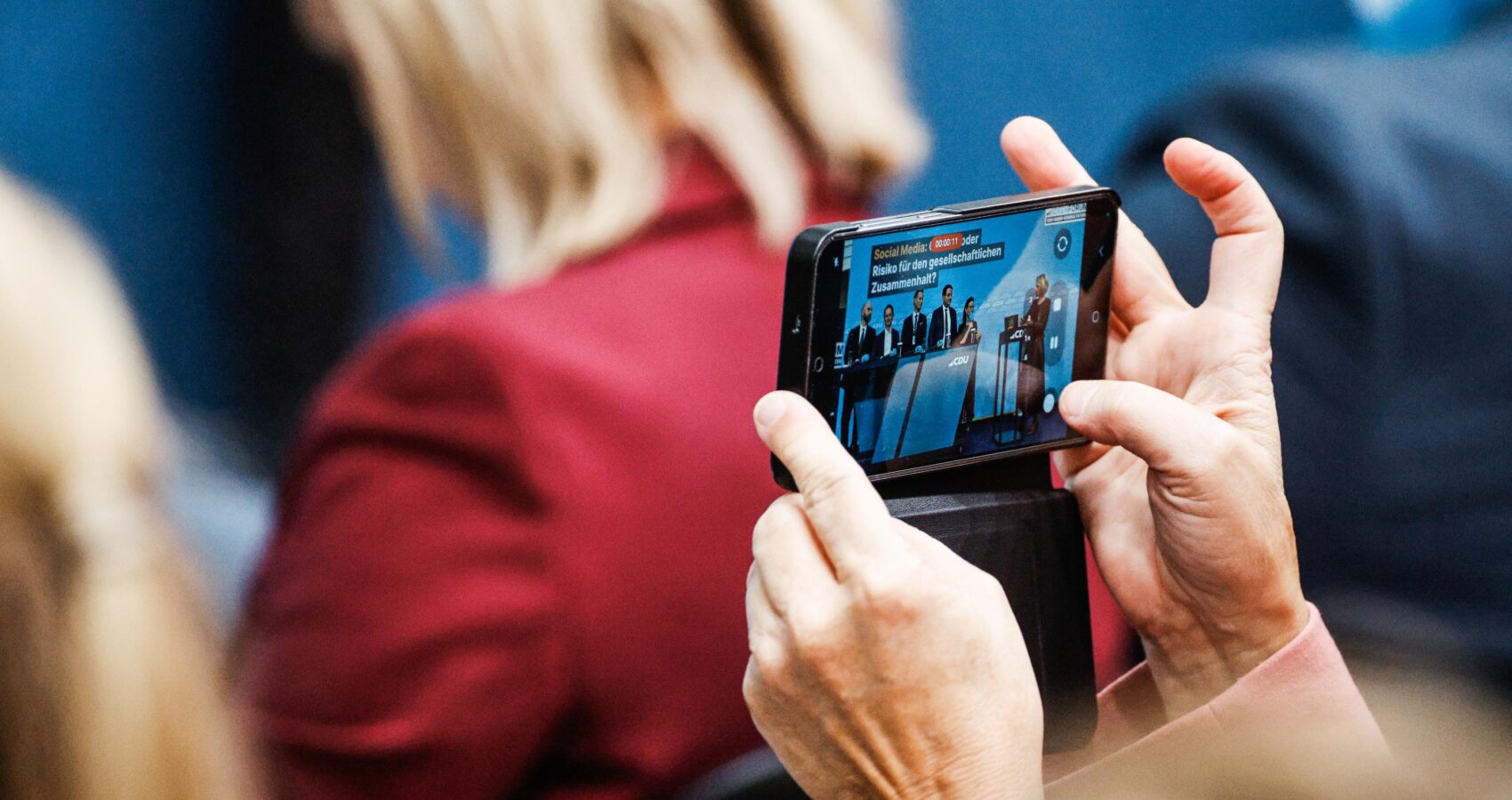 Veranstaltung ?Social Media - Chance oder Risiko fu?r den gesellschaftlichen Zusammenhalt?? der CDU am 12.11.25 in Berlin. / Foto: Tobias Koch (www.tobiaskoch.net)