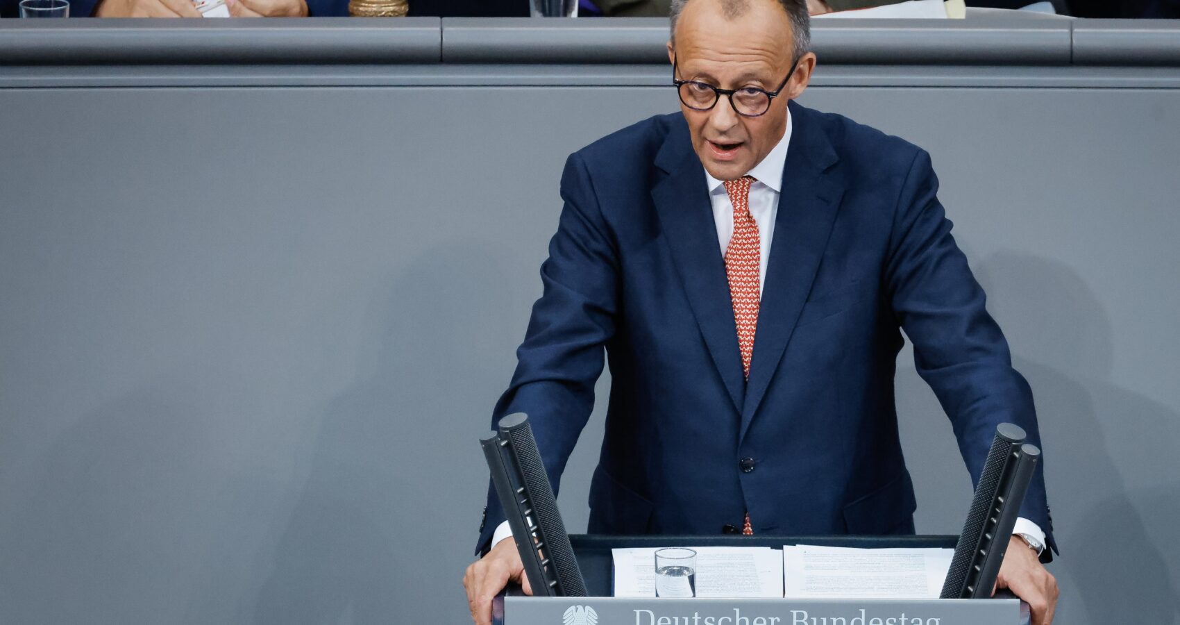 Bundeskanzler Friedrich Merz bei der Regierungserkl?ng im Bundestag